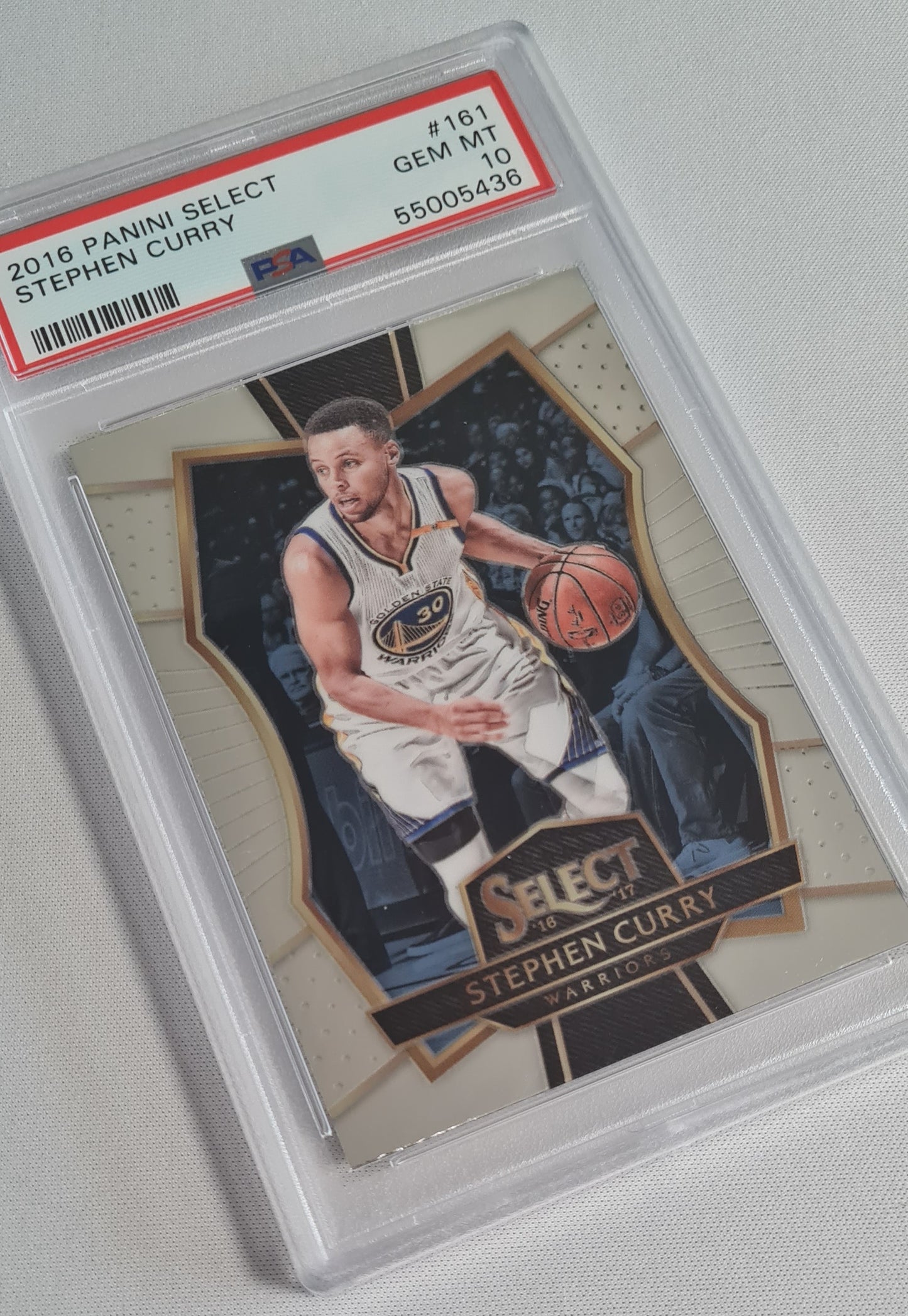 Stephen Curry - 2016 Panini Select #161 PSA 10 GEM MINT
