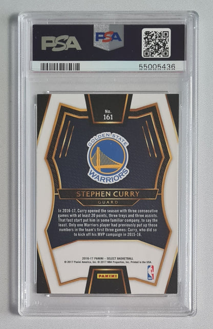 Stephen Curry - 2016 Panini Select #161 PSA 10 GEM MINT