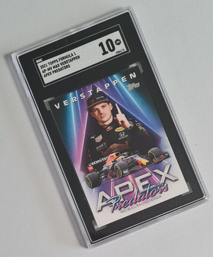 Max Verstappen - 2021 Topps Formula 1 Racing APEX Predators #AP-MV SGC 10 GEM MINT