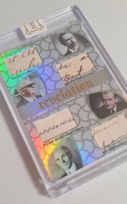Karl Benz/Enzo Ferrari/Ferdinand Porsche/ Henry Ford - 2025 Eternal Revelation World Celebrities Edition /Quad History Relics 17/50