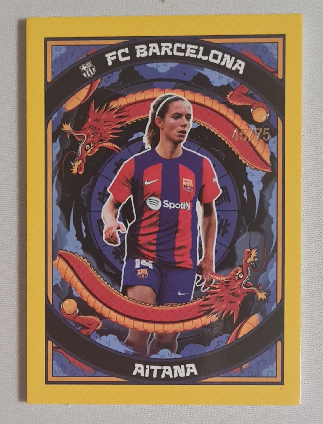 Aitana Bonmati - 2024 Topps FC Barcelona #CZ-09 - 14/75 Dragon