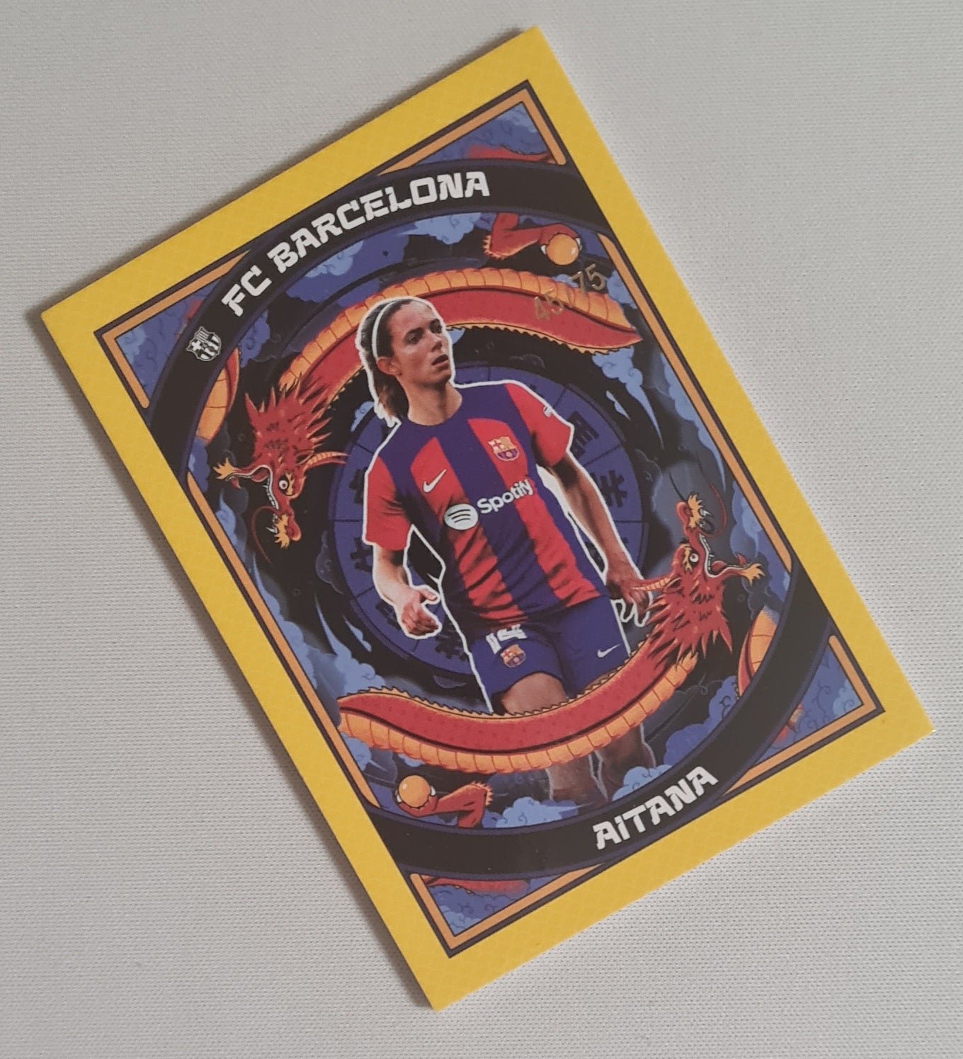 Aitana Bonmati - 2024 Topps FC Barcelona #CZ-09 - 14/75 Dragon