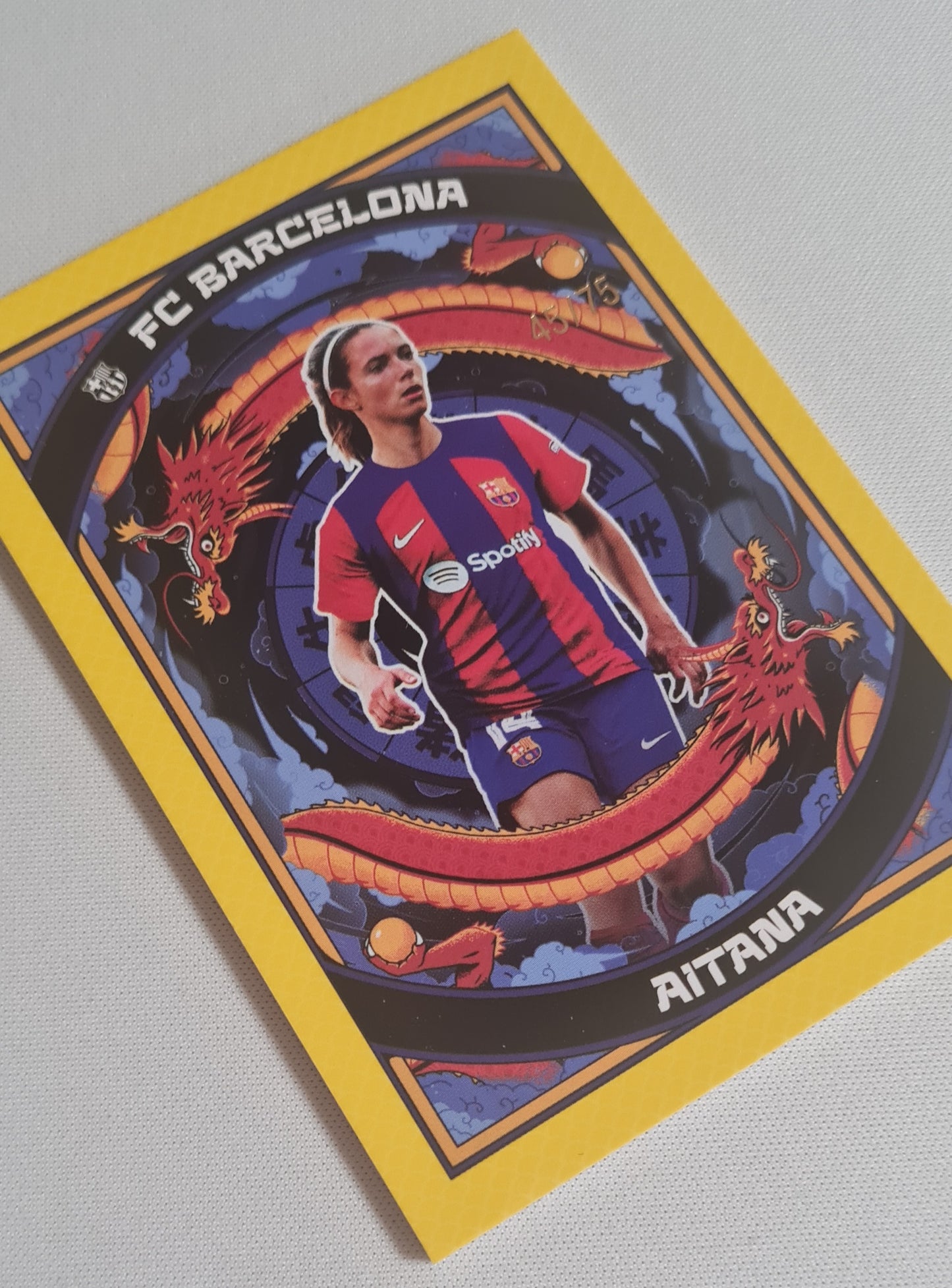 Aitana Bonmati - 2024 Topps FC Barcelona #CZ-09 - 14/75 Dragon