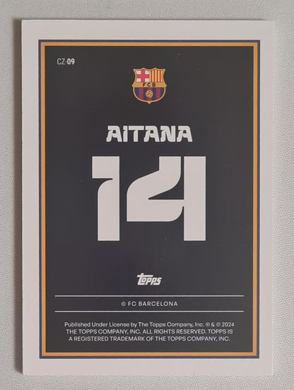 Aitana Bonmati - 2024 Topps FC Barcelona #CZ-09 - 14/75 Dragon