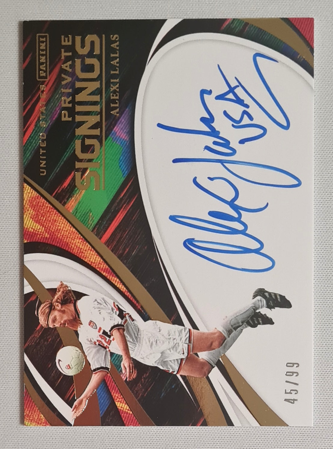 Alexi Lalas - 2019 Panini Soccer National Team USA Private Signings #PS-ALA /99 / on card Autograph