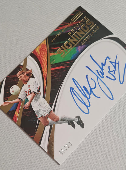 Alexi Lalas - 2019 Panini Soccer National Team USA Private Signings #PS-ALA /99 / on card Autograph