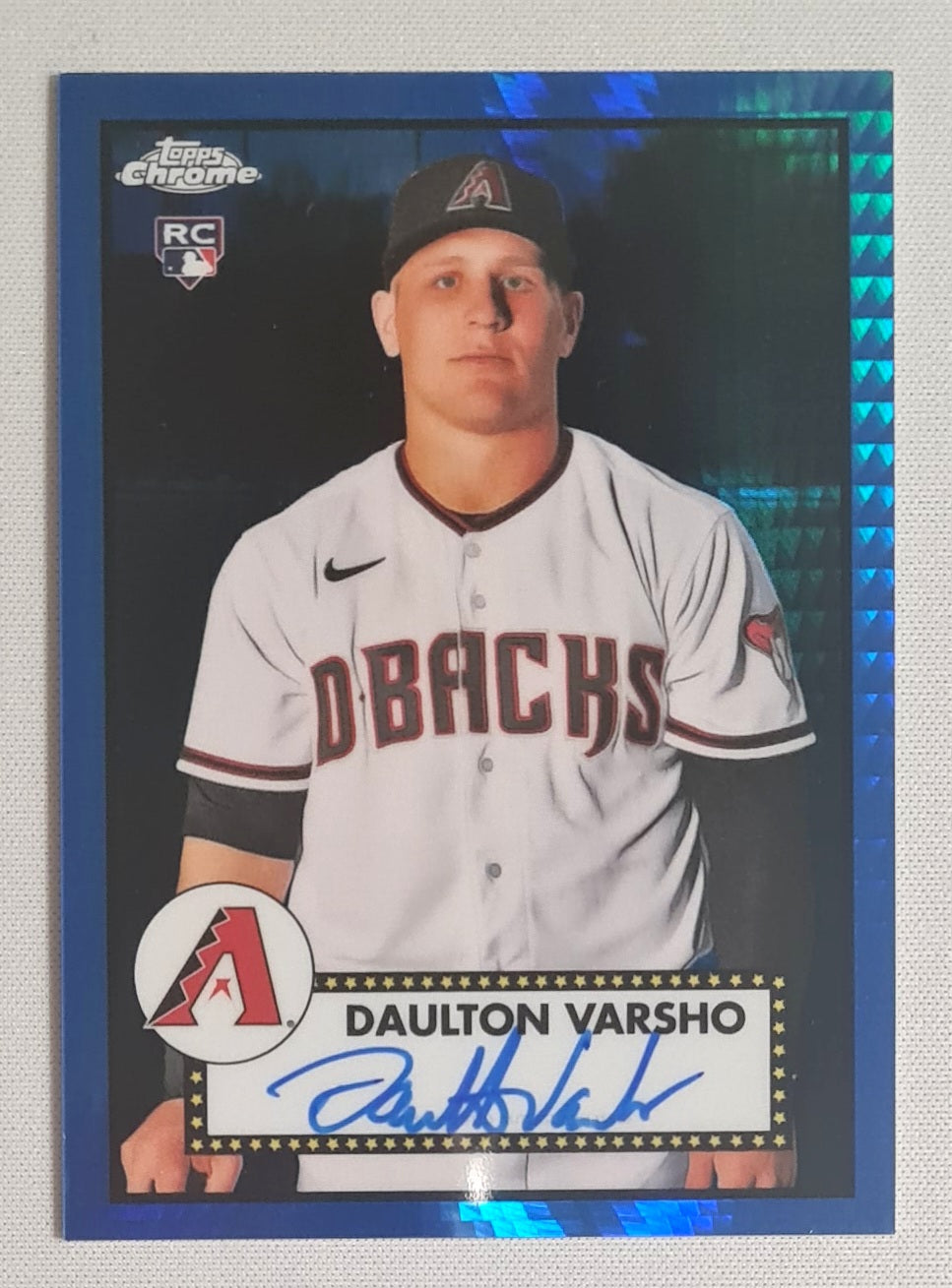 Daulton Varsho - 2021 Topps Chrome MLB Arizona Diamondbacks (RC) #PA-DV  /Autograph