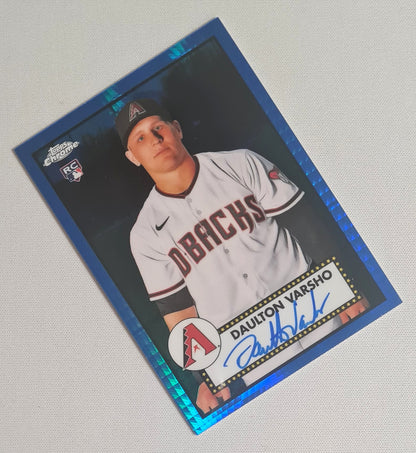 Daulton Varsho - 2021 Topps Chrome MLB Arizona Diamondbacks (RC) #PA-DV  /Autograph
