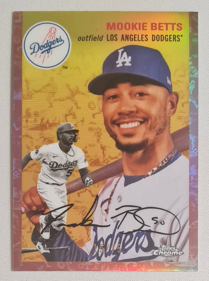 Mookie Betts - 2023 Topps MLB Los Angeles Dodgers #218 /75 /Auto