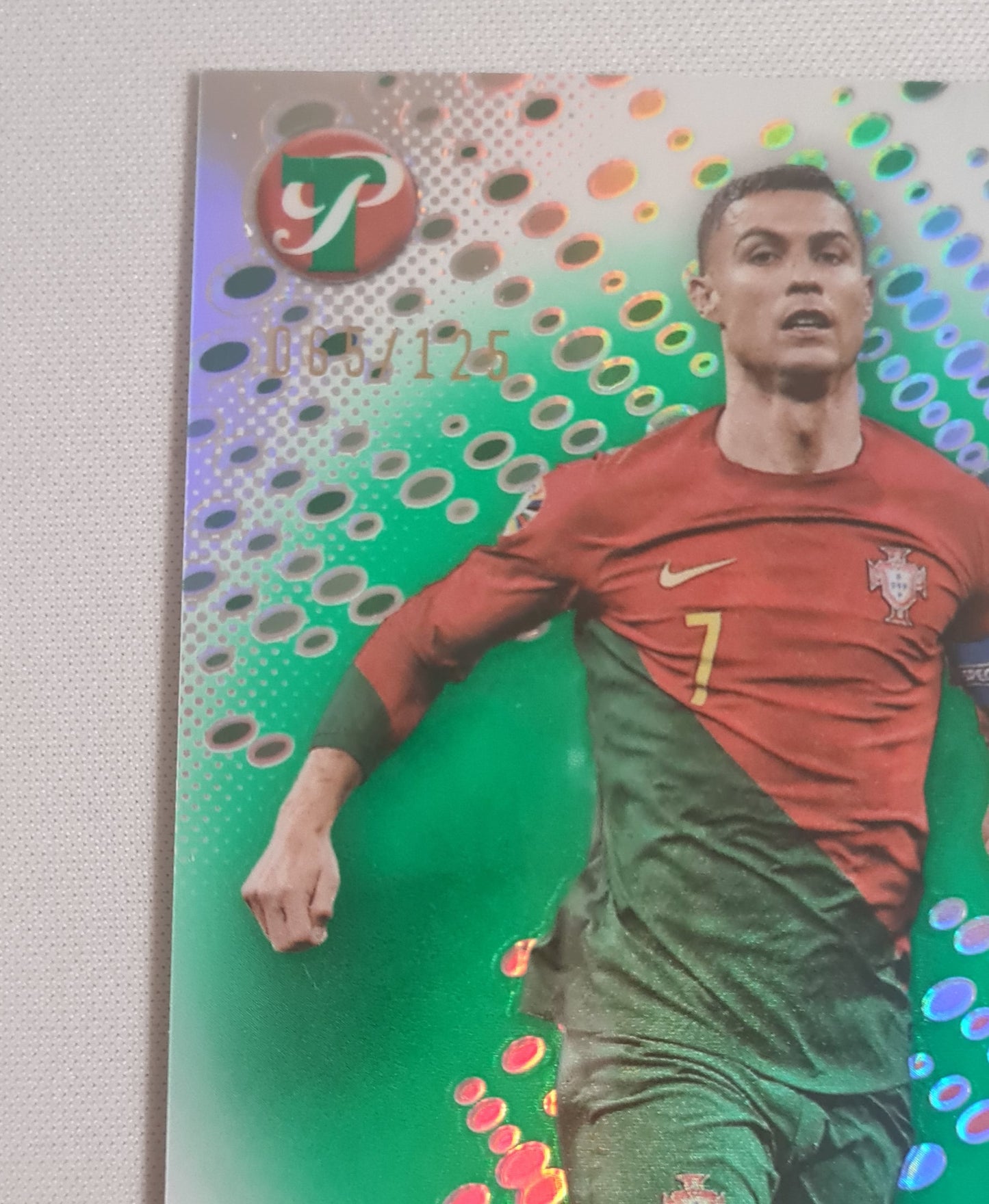 Cristiano Ronaldo - 2023 Topps Road to UEFA Euro 2024 #131 Green /125