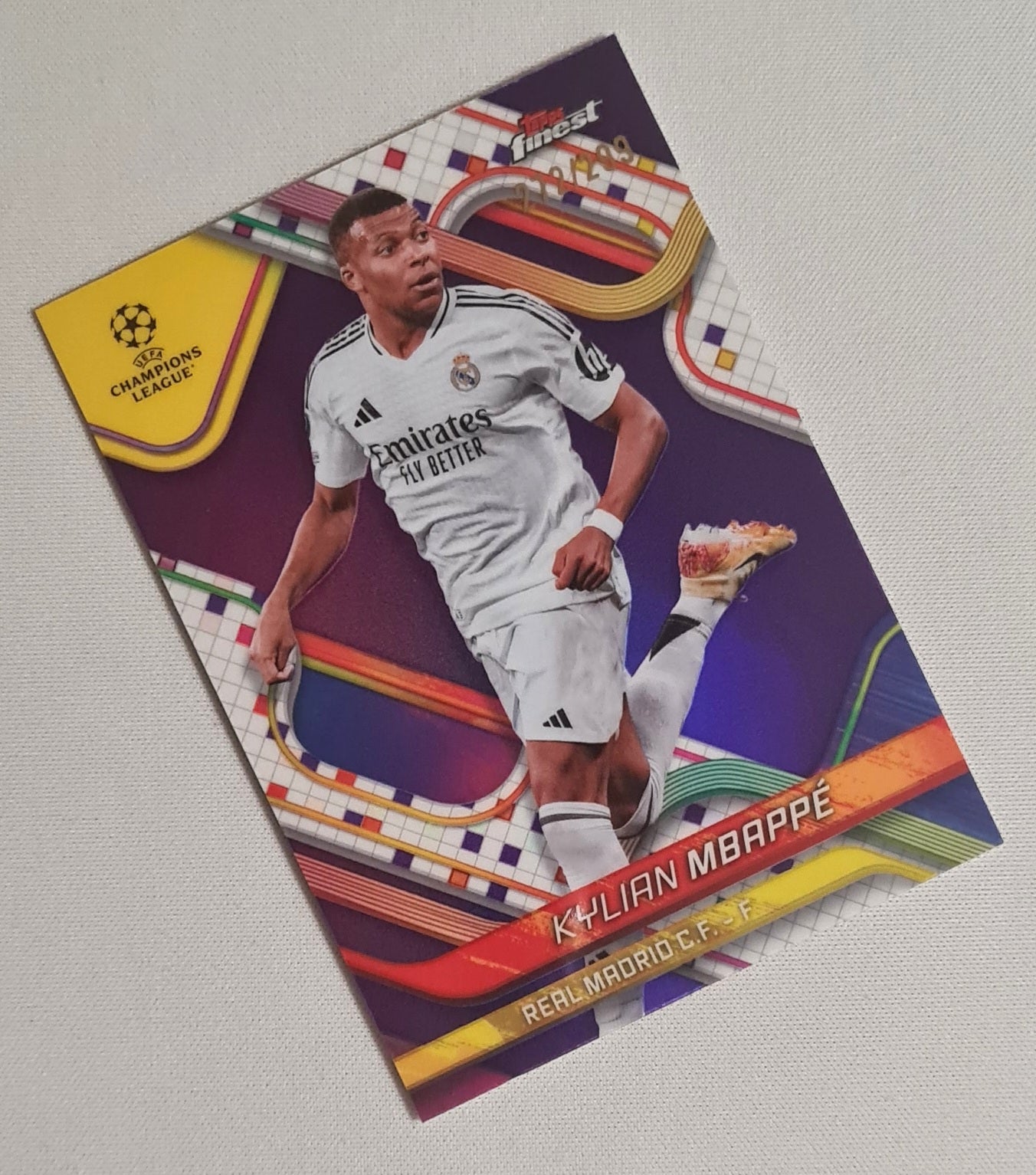 Kylian Mbappe - 2025 Topps Finest Real Madrid C.F. (CL) #9 /299