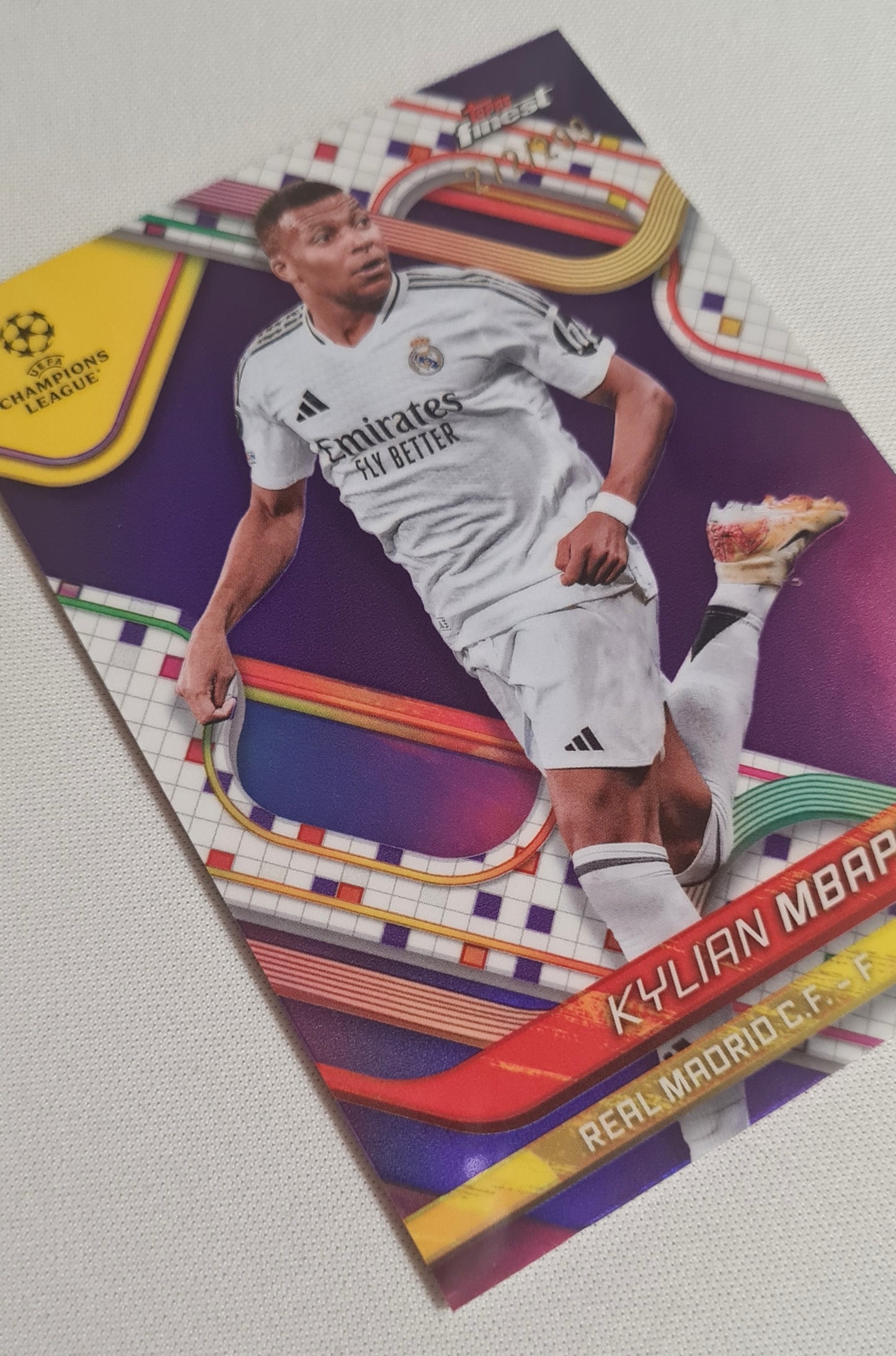 Kylian Mbappe - 2025 Topps Finest Real Madrid C.F. (CL) #9 /299