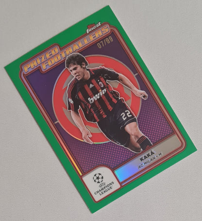 Kaka - 2025 Topps Finest Prized Footballers AC Milan (CL) #PF-9 /99