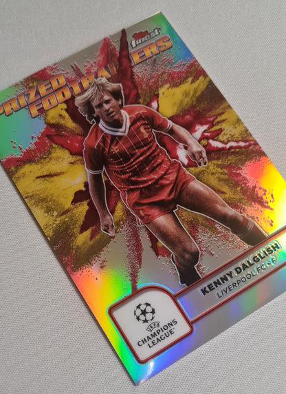 Kenny Dalglish - 2025 Topps Finest Prized Footballers Liverpool #PFF-10 Yellow/Red Fusion