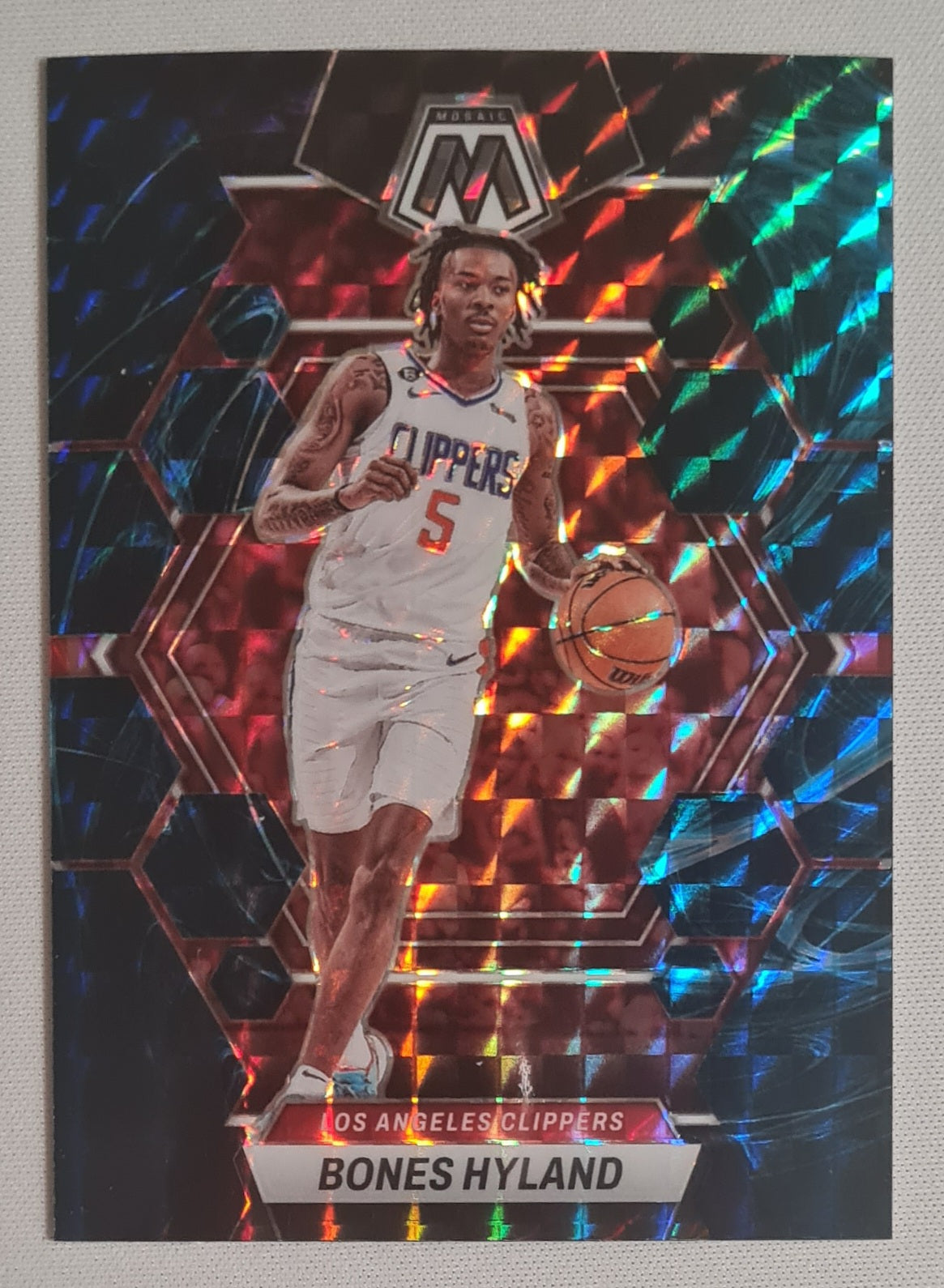 Bones Hyland - 2022/23 Panini Mosaic Basketball NBA L.A. Clippers #51