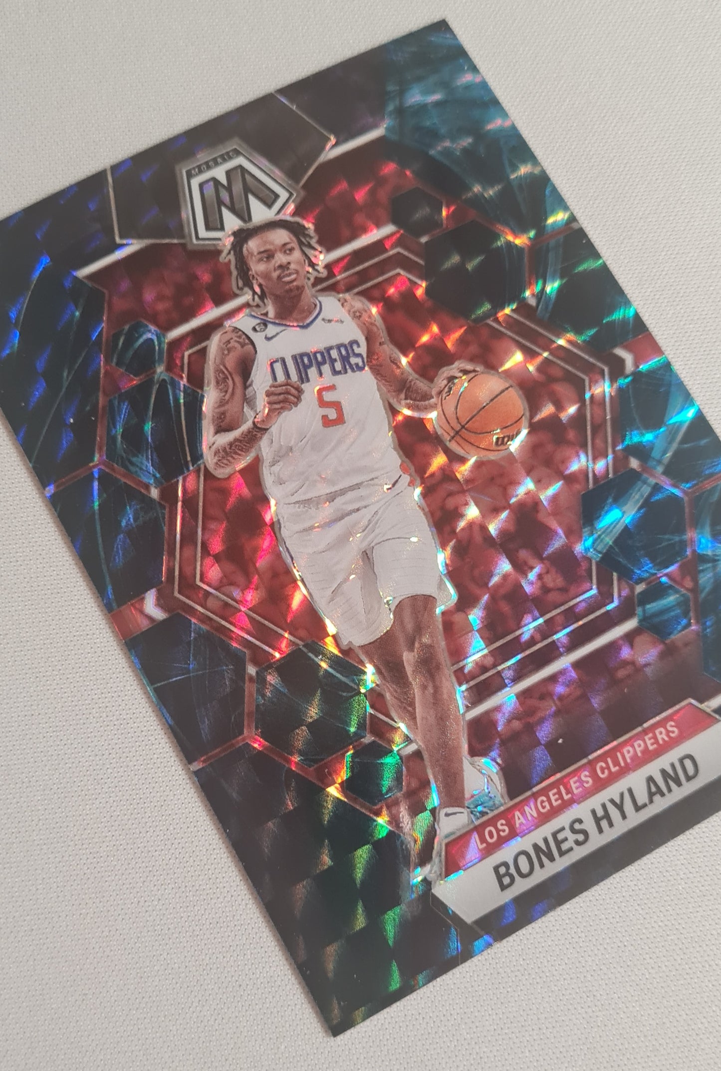 Bones Hyland - 2022/23 Panini Mosaic Basketball NBA L.A. Clippers #51