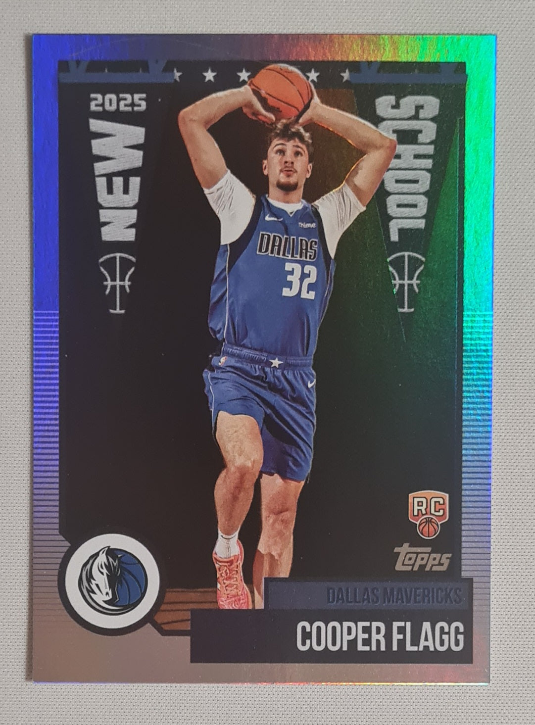 Cooper Flagg - 2025 Topps Flagship NBA Basketball Dallas Mavericks New School (RC) #NS-1