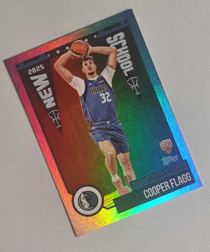 Cooper Flagg - 2025 Topps Flagship NBA Basketball Dallas Mavericks New School (RC) #NS-1
