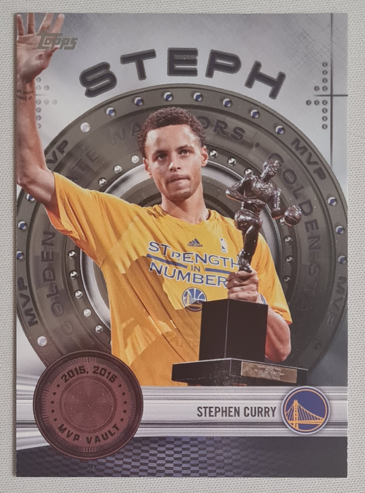 Stephen Curry - 2025 Topps NBA Basketball Golden State Warriors #MVP-6