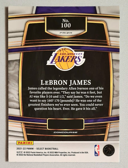 LeBron James - 2021-22 Panini Select Concourse #100