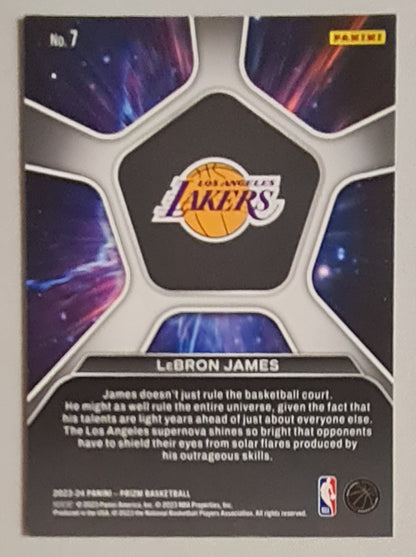 LeBron James - 2023-24 Panini Prizm Deep Space #7