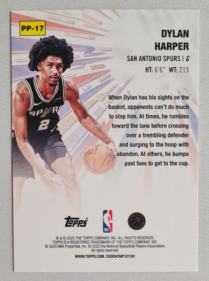 Dylan Harper - 2025 Topps Power Players (RC) #PP-17