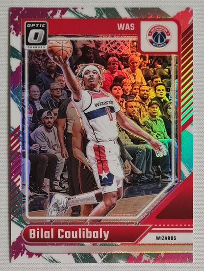 Bilal Coulibaly - 2024-25 Panini Donruss Optic #63 Jazz Parallel
