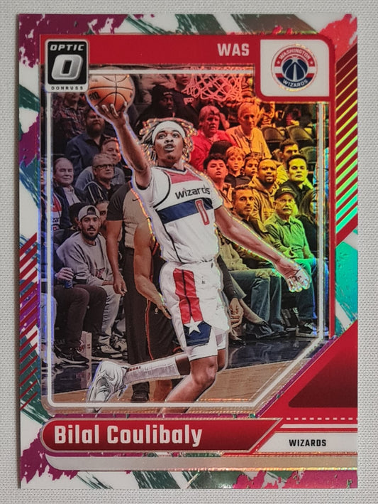 Bilal Coulibaly - 2024-25 Panini Donruss Optic #63 Jazz Parallel