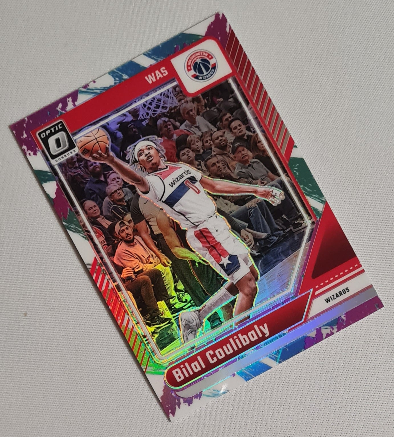 Bilal Coulibaly - 2024-25 Panini Donruss Optic #63 Jazz Parallel