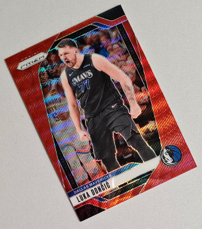 Luka Doncic - 2024-25 Panini Prizm Red Wave #89