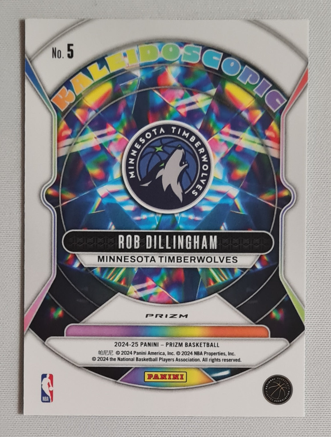 Rob Dillingham - 2024-25 Panini Prizm Kaleidoscopic Disco (RC) #5