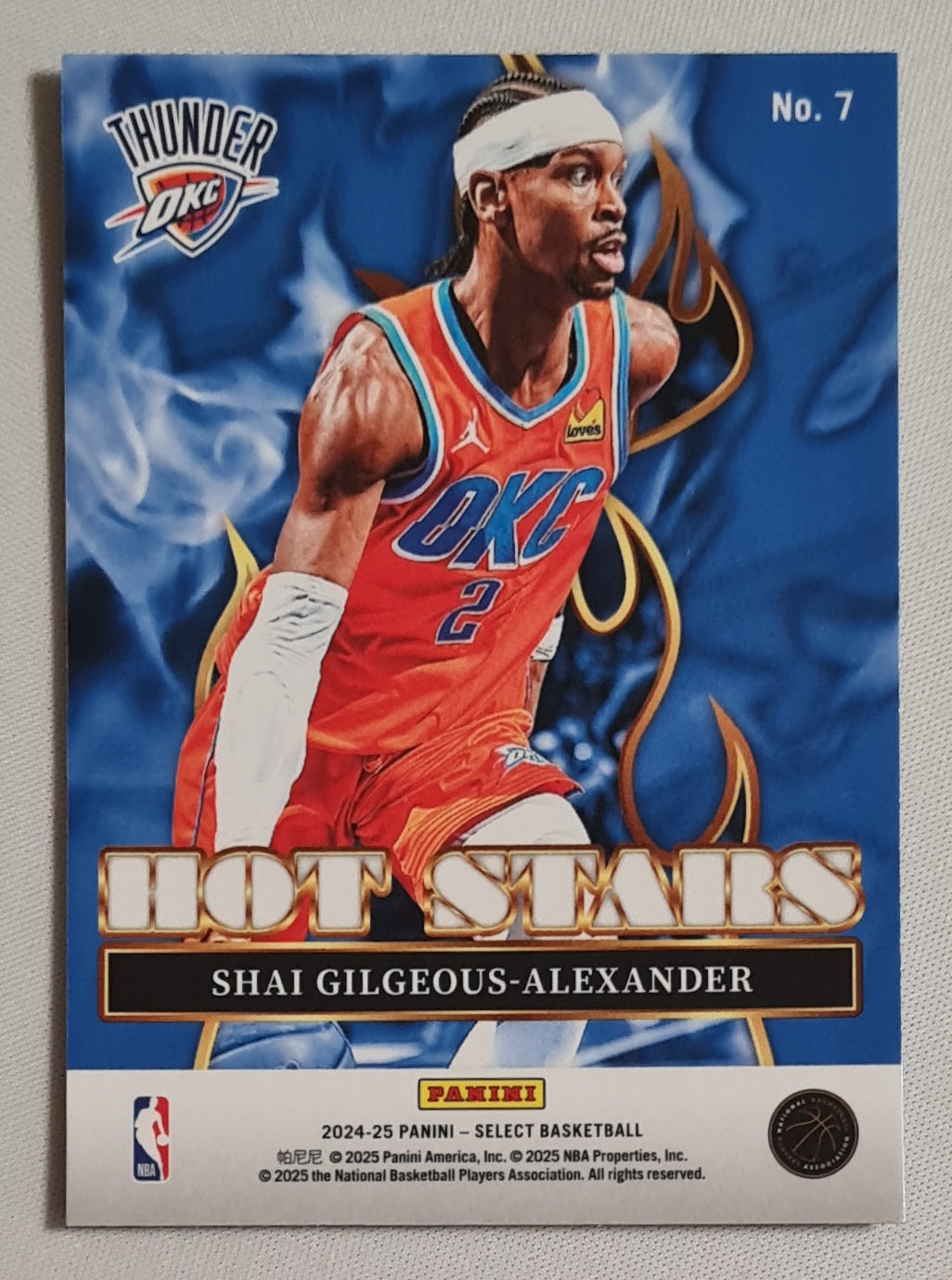 Shai Gilgeous-Alexander - 2024-25 Panini Select Hot Star #7