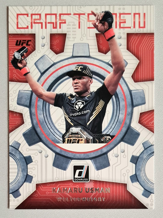 Kamaru Usman - 2022 Panini Donruss Craftsmen #5