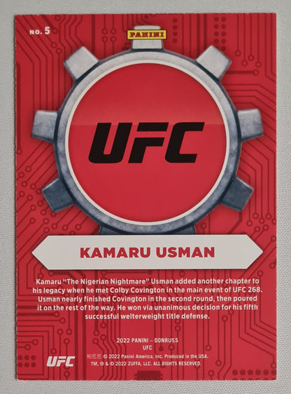 Kamaru Usman - 2022 Panini Donruss Craftsmen #5