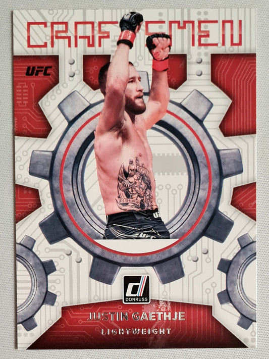 Justin Gaethje - 2022 Panini Donruss Craftsmen #10