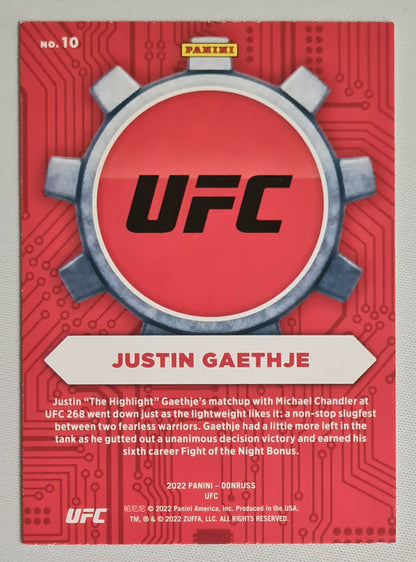Justin Gaethje - 2022 Panini Donruss Craftsmen #10