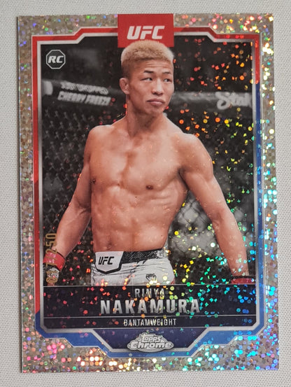 Rinya Nakamura - 2025 Topps Chrome UFC Fighter Disco (RC) /250 #128