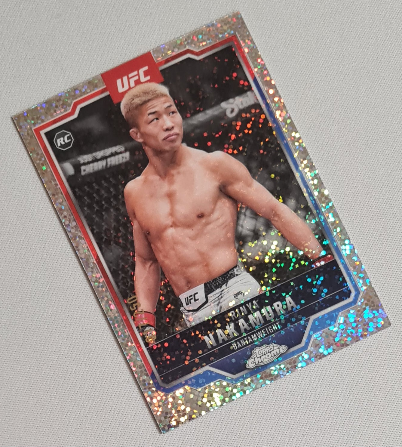 Rinya Nakamura - 2025 Topps Chrome UFC Fighter Disco (RC) /250 #128