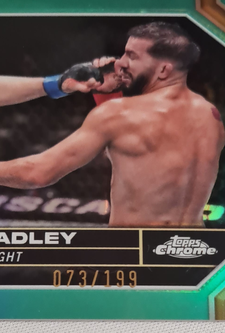 Jake Hadley - 2024 Topps Chrome UFC Fighter Aqua Refractor (RC) /199 #45