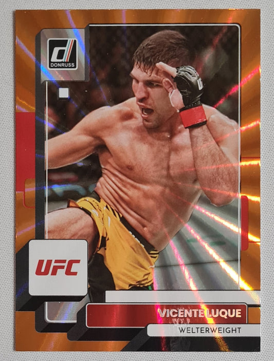 Vicente Luque - 2023 Panini Donruss UFC Fighter Orange Laser