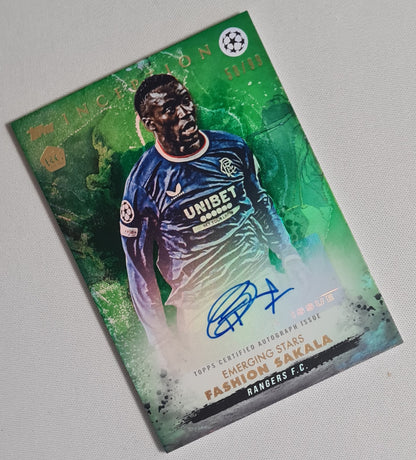 Fashion Sakala - 2023 Topps Inception Green (RC) /99 Auto