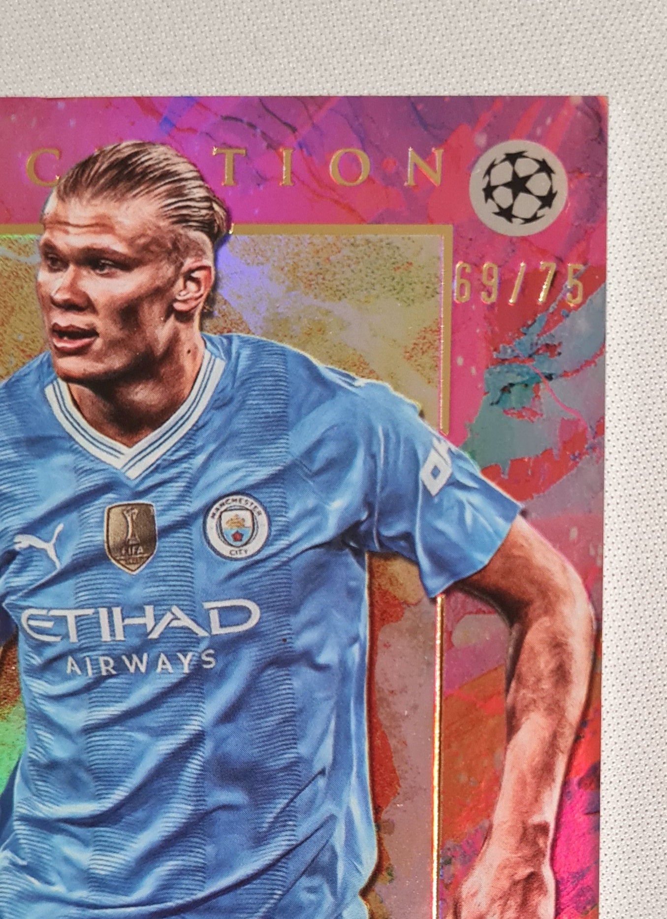 Erling Haaland - 2024 Topps Inception First XI Pink /75 #11