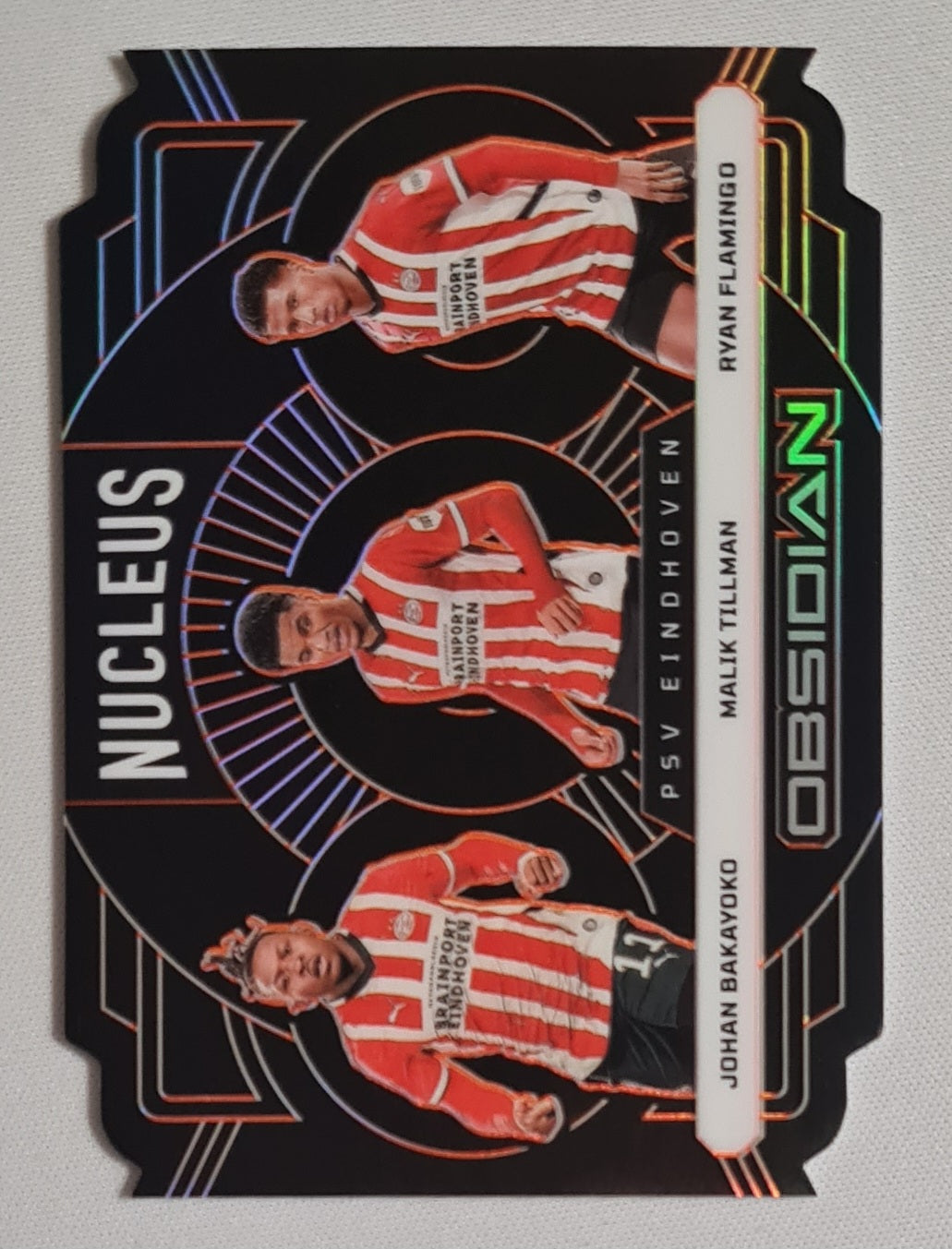 Bakayoko Tillman Flamingo - 2024-25 Panini Obsidian Nucleus PSV Eindhoven /75 #9