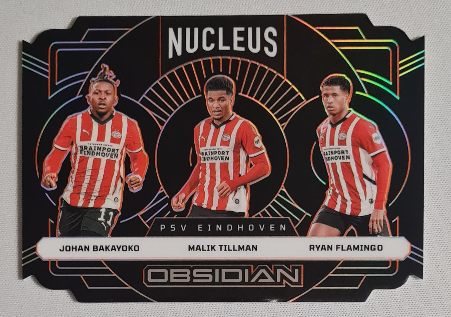 Bakayoko Tillman Flamingo - 2024-25 Panini Obsidian Nucleus PSV Eindhoven /75 #9