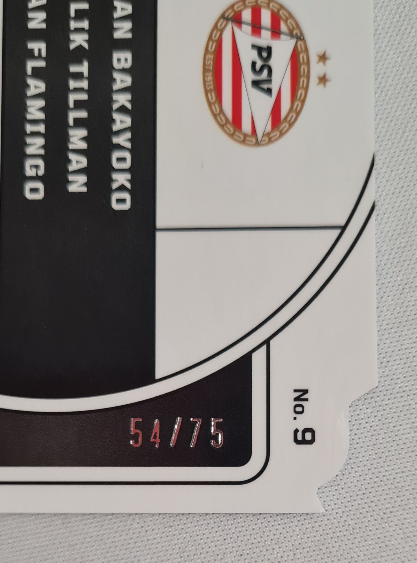 Bakayoko Tillman Flamingo - 2024-25 Panini Obsidian Nucleus PSV Eindhoven /75 #9
