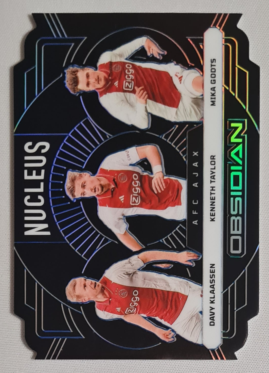 Klaassen Taylor Godts - 2024-25 Panini Obsidian Nucleus Ajax Amsterdam /25 #2