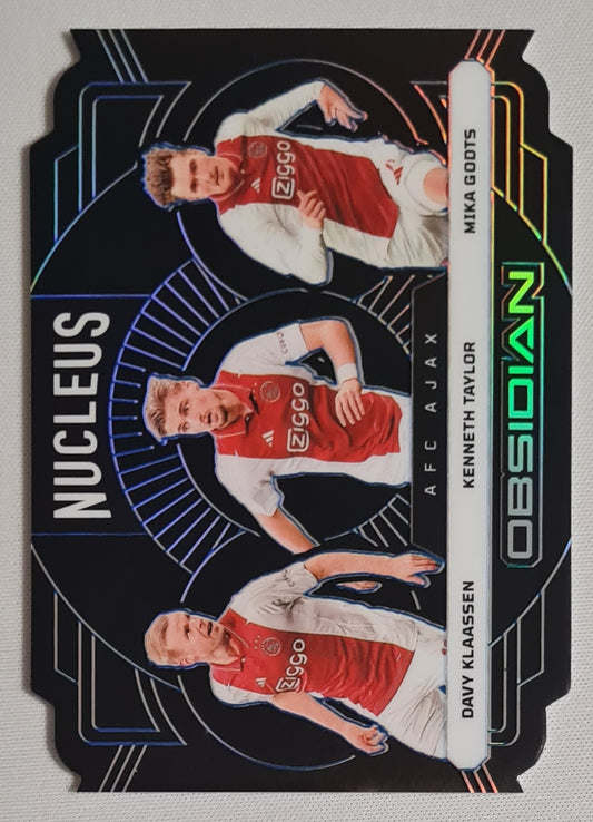 Klaassen Taylor Godts - 2024-25 Panini Obsidian Nucleus Ajax Amsterdam /25 #2