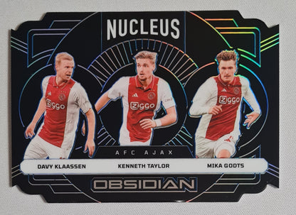 Klaassen Taylor Godts - 2024-25 Panini Obsidian Nucleus Ajax Amsterdam /25 #2