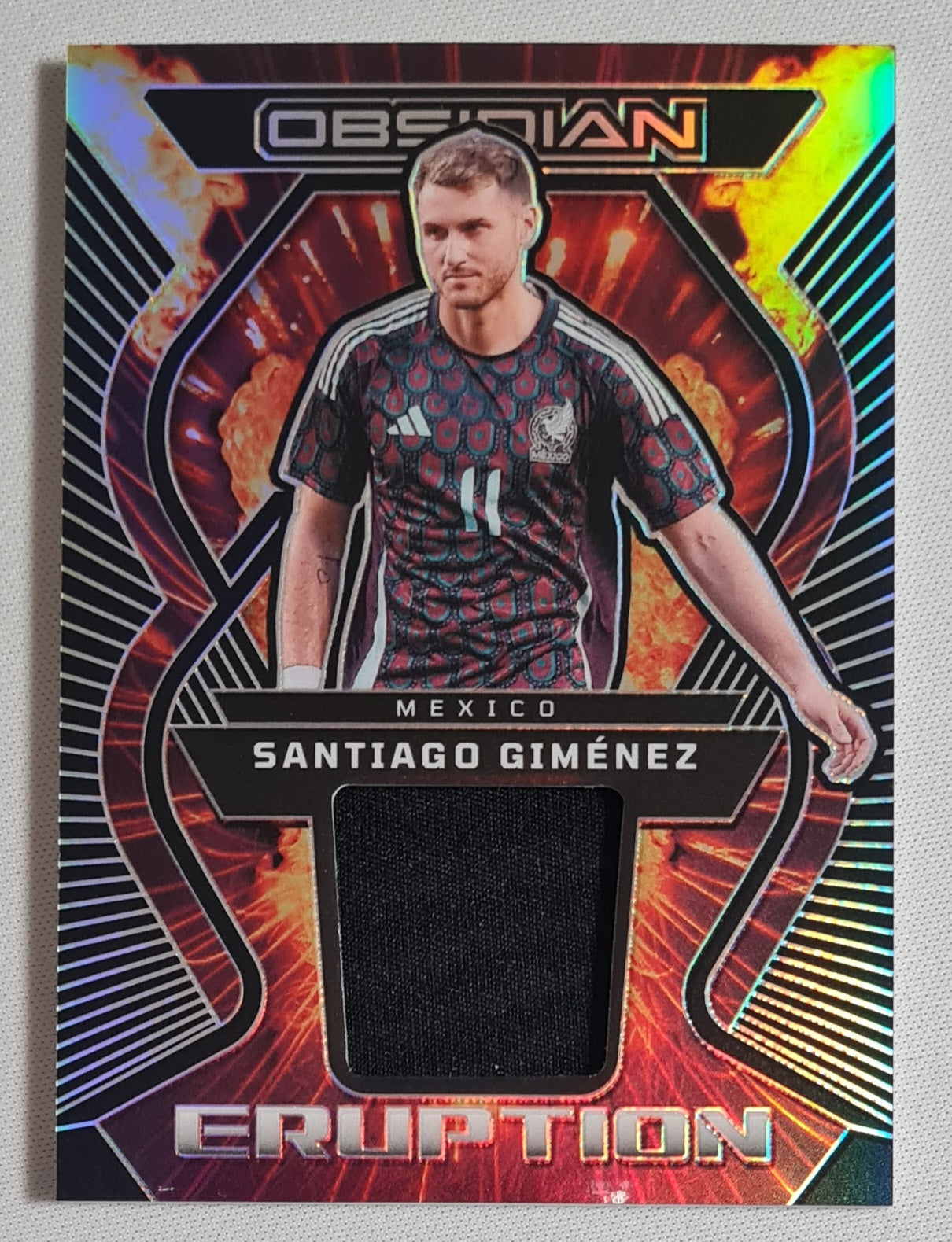 Santiago Gimenz - 2023-24 Panini Obsidian Eruption /199 Patch #ER-SG