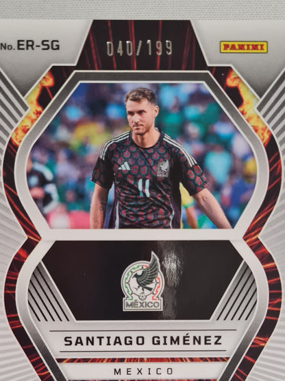 Santiago Gimenz - 2023-24 Panini Obsidian Eruption /199 Patch #ER-SG